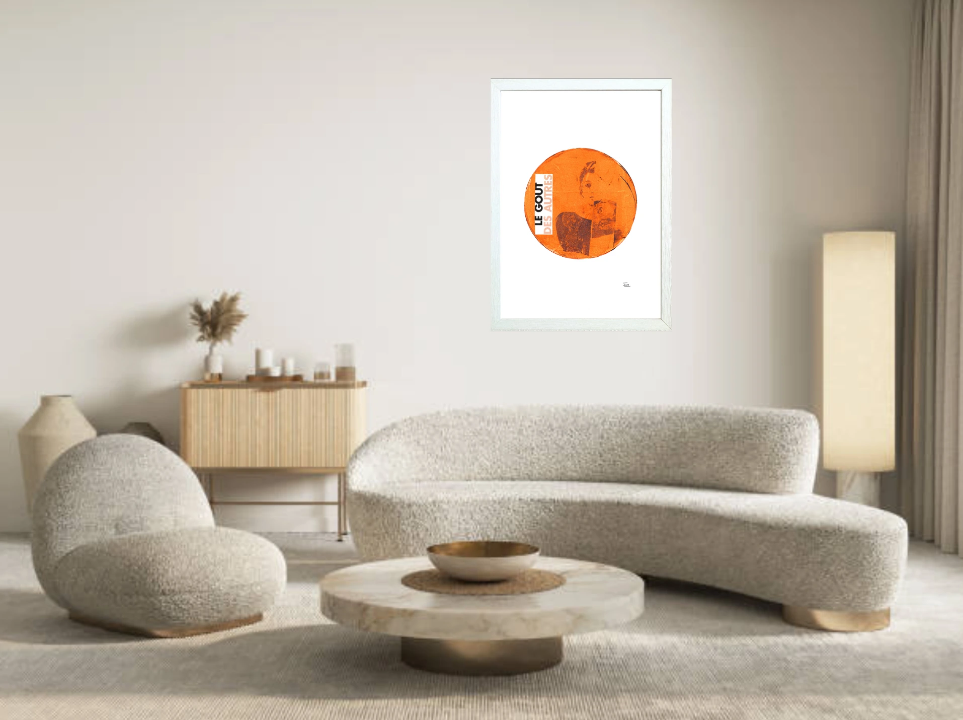 Idée de présentation décoration intérieure des Prints d'Eoz "le goût des autres"